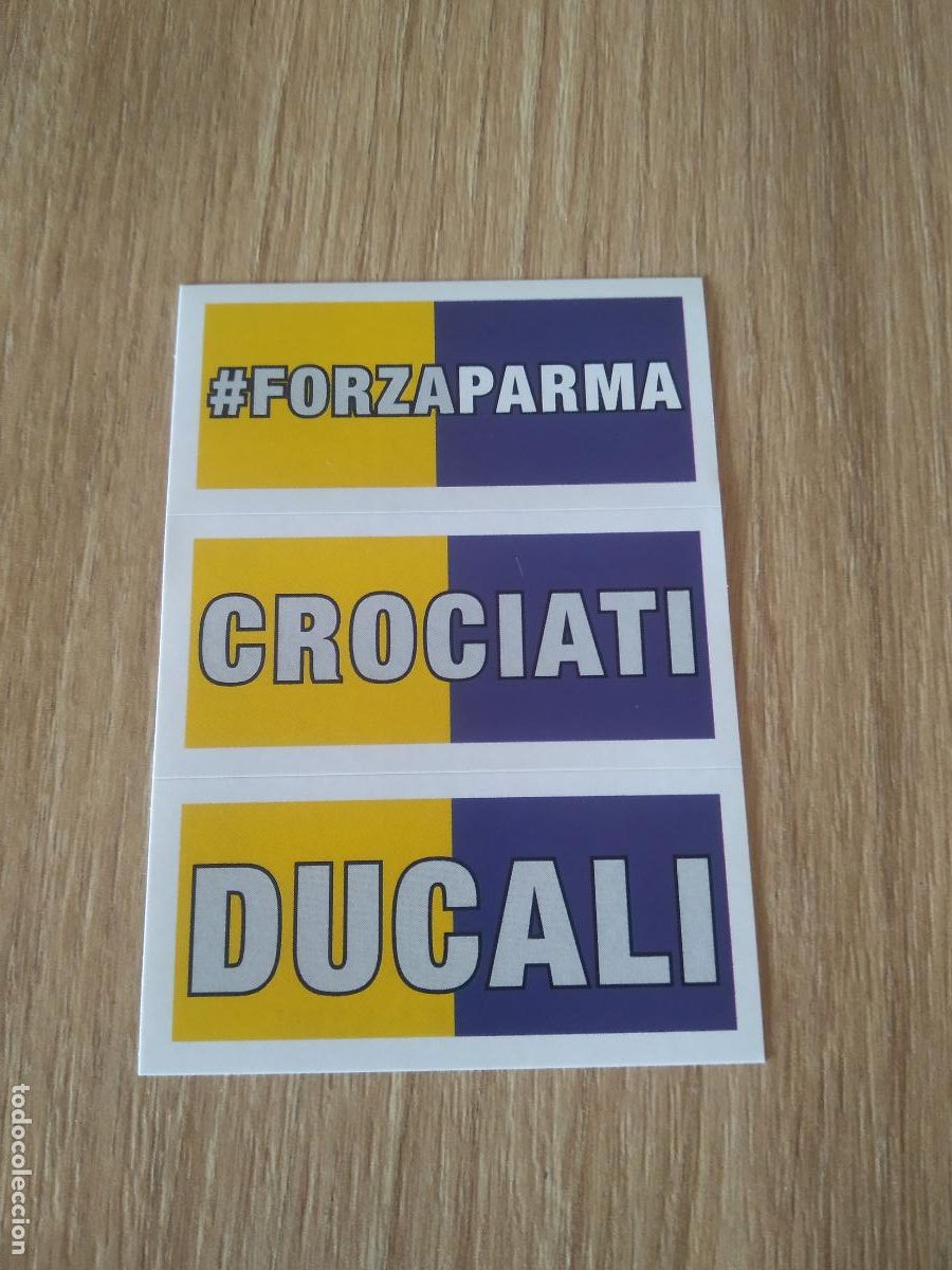 Cromos de f&uacute;tbol: FORZA PARMA CROCIATI DUCALI CROMO FUTBOL PANINI LIGA ITALIA 23-24 CALCIATORI 2023-2024