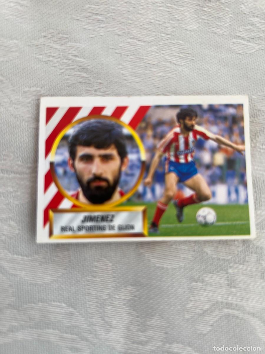 Cromos de f&uacute;tbol: JIMENEZ SPORTING NUNCA PEGADO EDICIONES ESTE 88-89