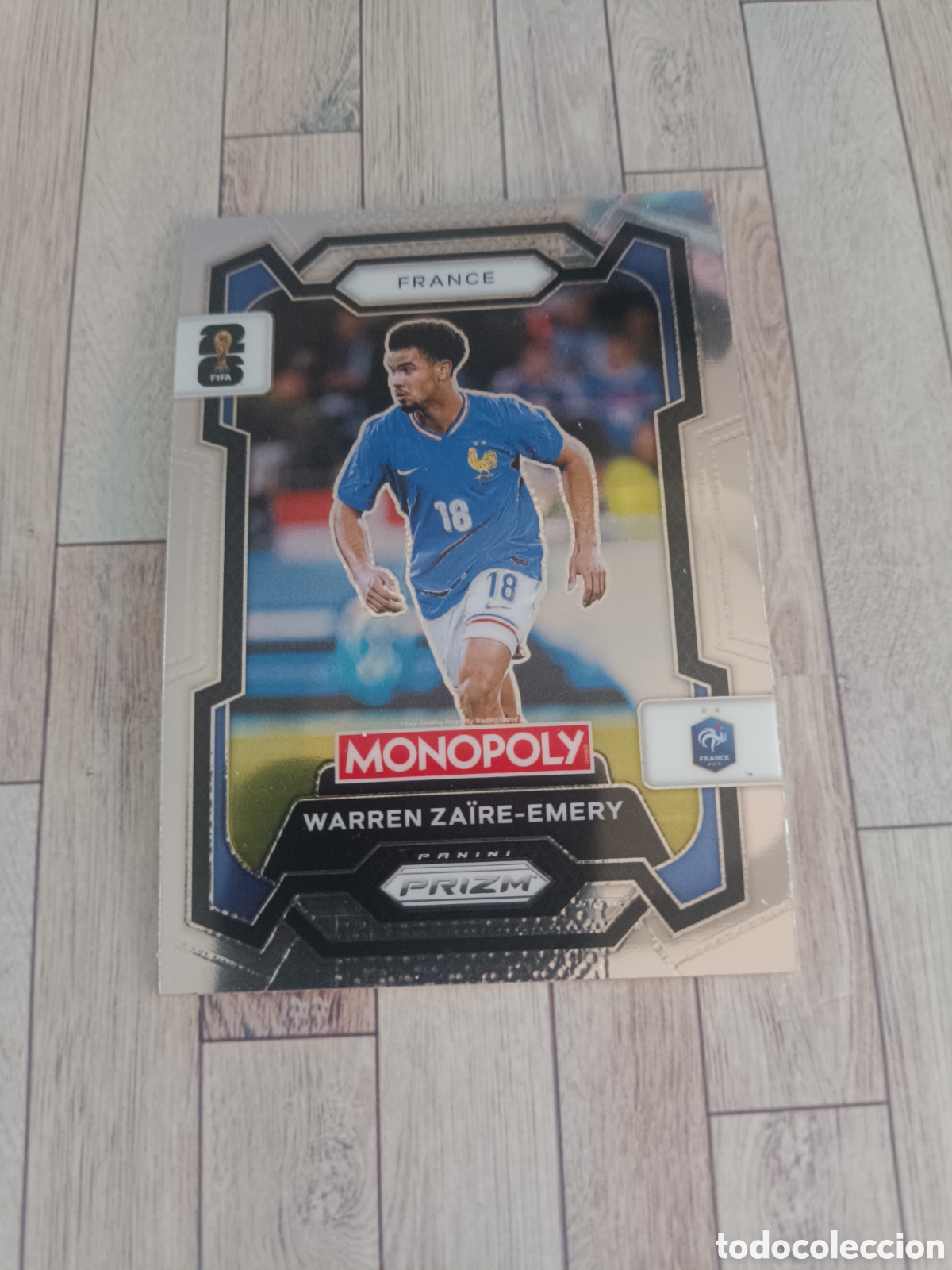 Cromos de f&uacute;tbol: 11 ZAYRE EMERY FRANCIA BASE PRIZM MONOPOLY FIFA WORLD CUP PANINI 26 USA 2026
