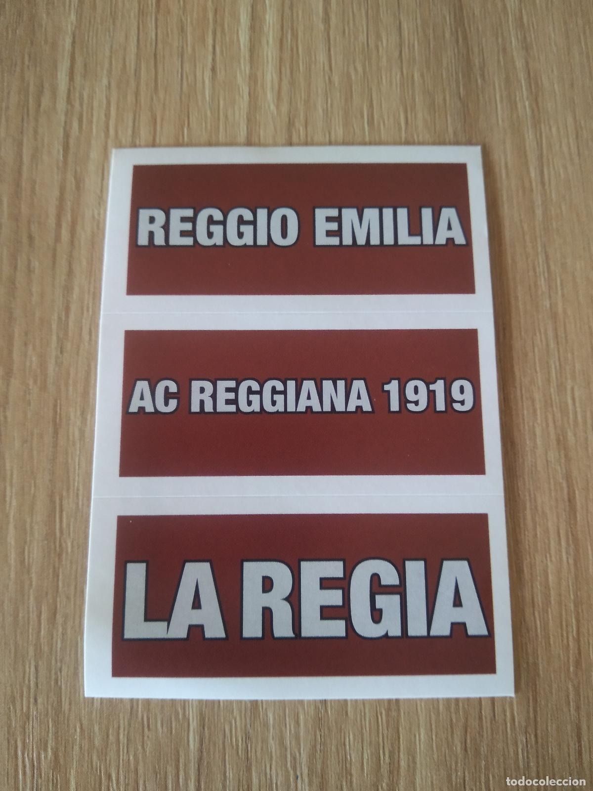 Cromos de f&uacute;tbol: REGGIO EMILIA AC REGGIANA 1919 LA REGIA CROMO FUTBOL PANINI LIGA ITALIA 23-24 CALCIATORI 2023-2024
