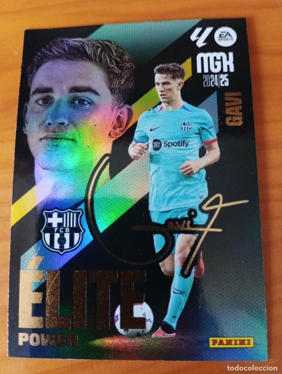 Cromos de f&uacute;tbol: CROMO CARD MGK MEGACRACKS 2024 2025 24 25 ELITE POWER GAVI P4 BARCELONA