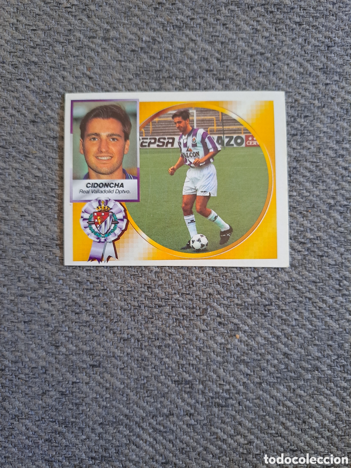 Cromos de f&uacute;tbol: Cidoncha (Coloca) Valladolid. Liga Este 94-95