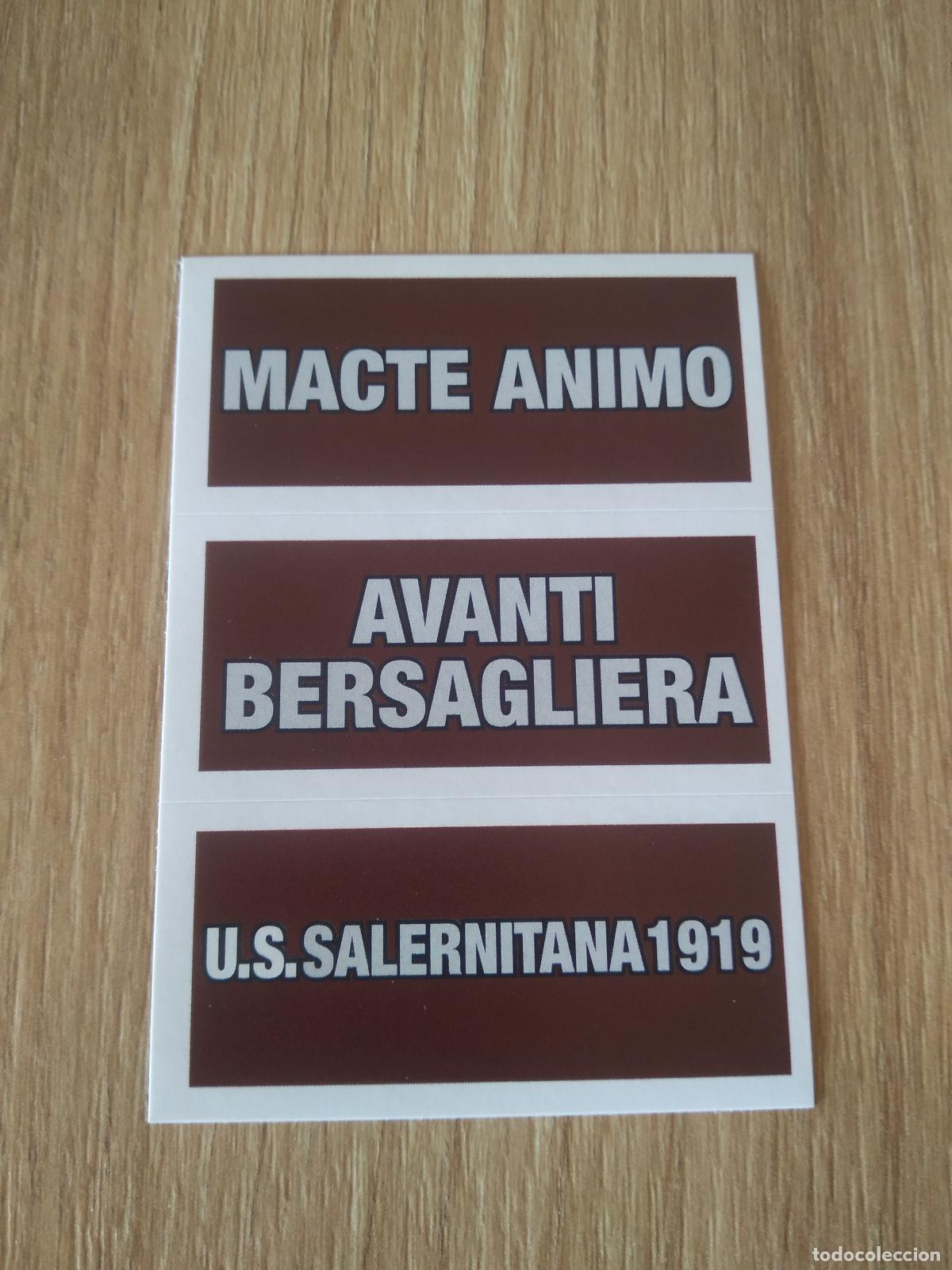 Cromos de f&uacute;tbol: ANIMO AVANTI BERSAGLIERA SALERNITANA CROMO FUTBOL PANINI LIGA ITALIA 23-24 CALCIATORI 2023-2024