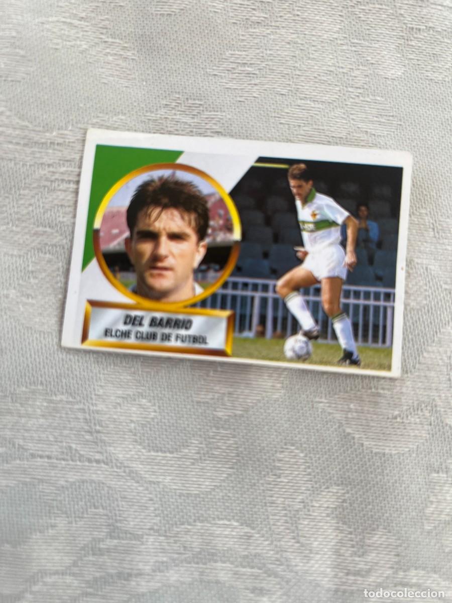 Cromos de f&uacute;tbol: DEL BARRIO ELCHE NUNCA PEGADO EDICIONES ESTE 88-89