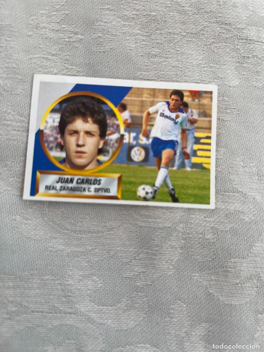 Cromos de f&uacute;tbol: JUAN CARLOS ZARAGOZA NUNCA PEGADO EDICIONES ESTE 88-89