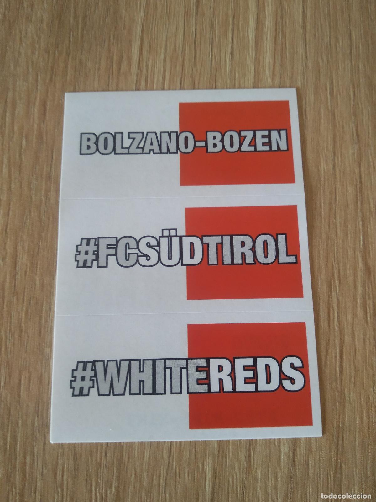 Cromos de f&uacute;tbol: BOLZANO BOZEN FC SUDTIROL WHITE REDS CROMO FUTBOL PANINI LIGA ITALIA 23-24 CALCIATORI 2023-2024