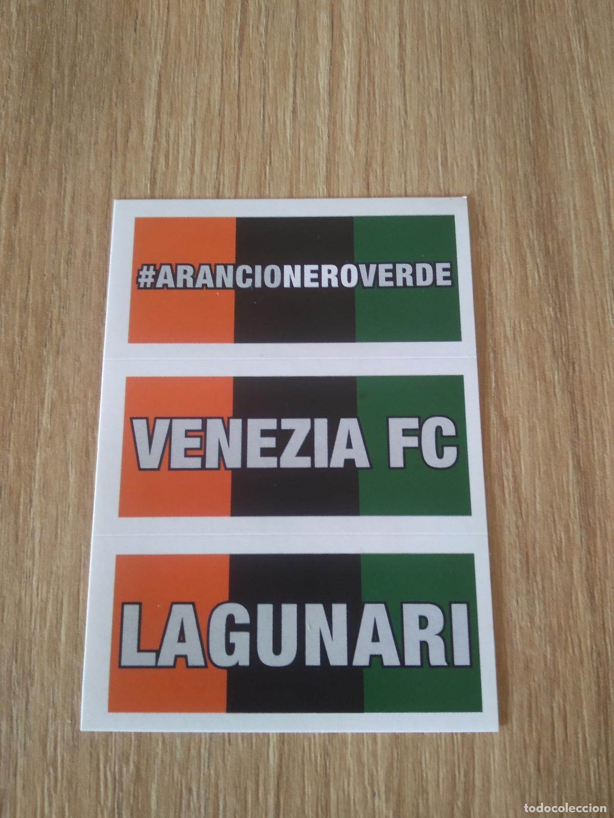 Cromos de f&uacute;tbol: ARANCIO NERO VERDE VEENZIA LA GUNARI CROMO FUTBOL PANINI LIGA ITALIA 23-24 CALCIATORI 2023-2024