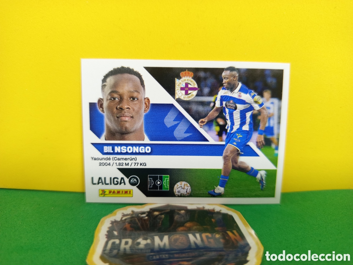 Cromos de Futebol: ❇️ CROMO ⚽ NSONGO DEPORTIVO DE LA CORU&Ntilde;A LIGA 26 27 2026 2027 EDICIONES ESTE PANINI SIN PEGAR❇️