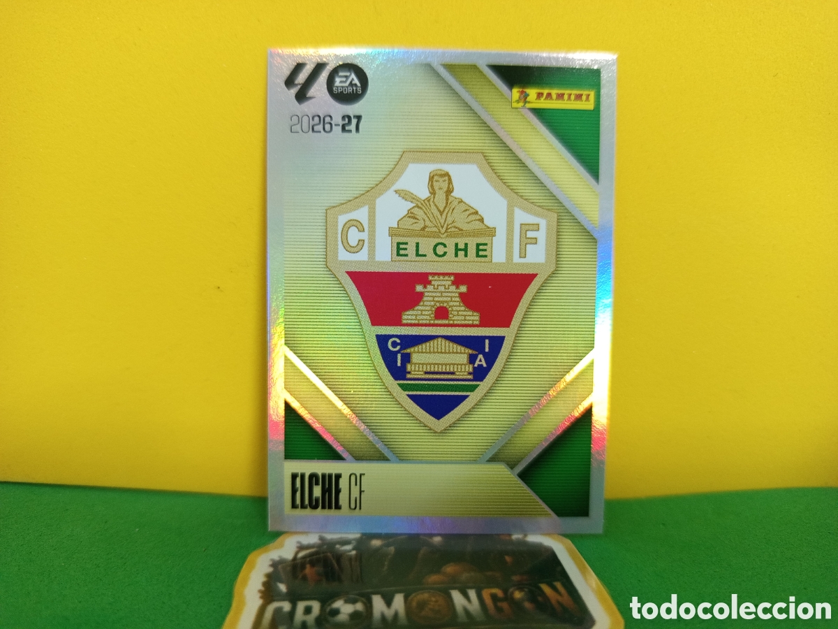 Cromos de Futebol: ❇️ CROMO ⚽ ESCUDO ELCHE LIGA 26 27 2026 2027 EDICIONES ESTE PANINI SIN PEGAR❇️