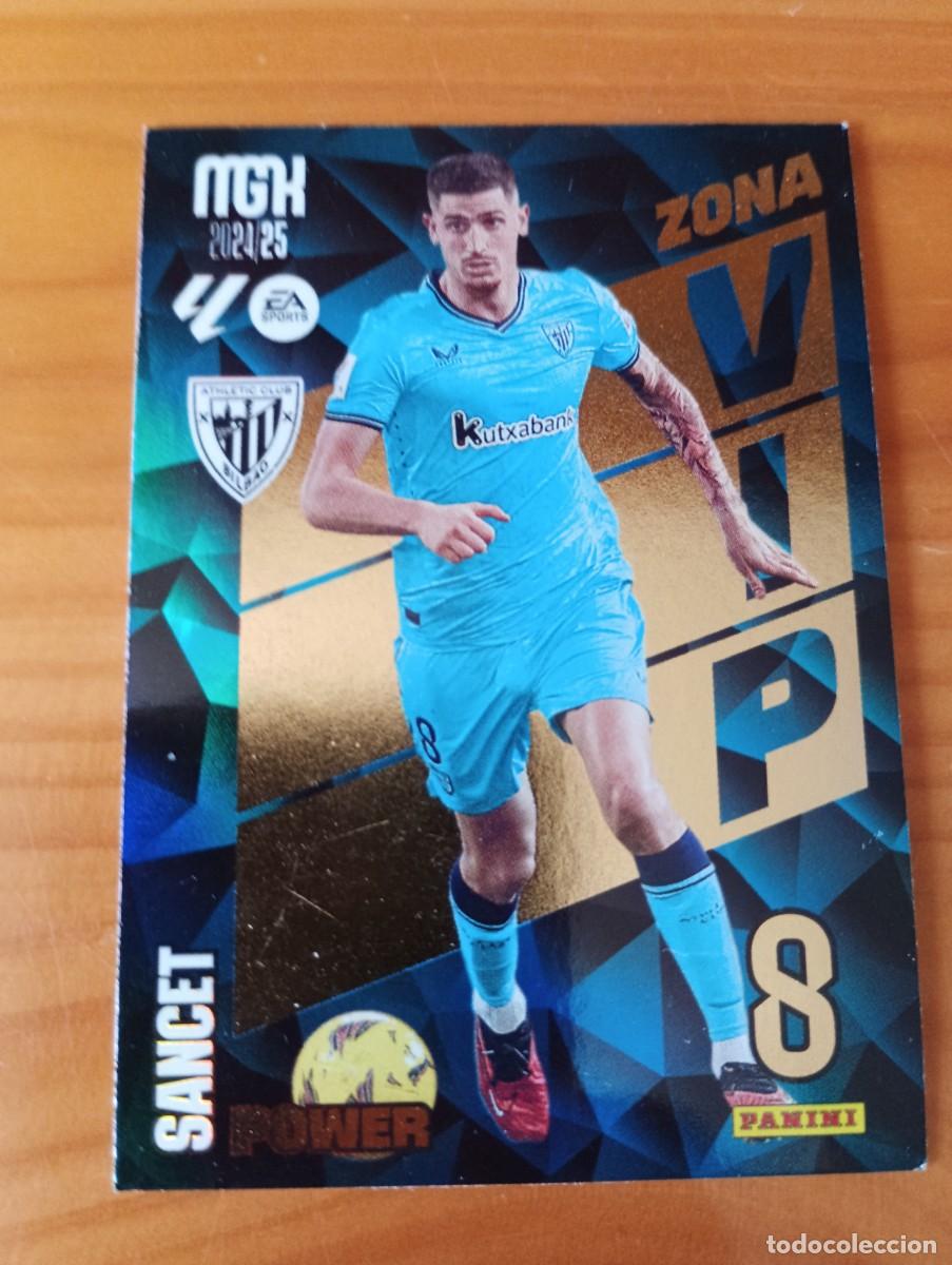 Cromos de f&uacute;tbol: CROMO CARD MEGACRACKS 24 25 2024 2025 MGK PANINI ZONA VIP POWER P402 SANCET ATHELIC DE BILBAO