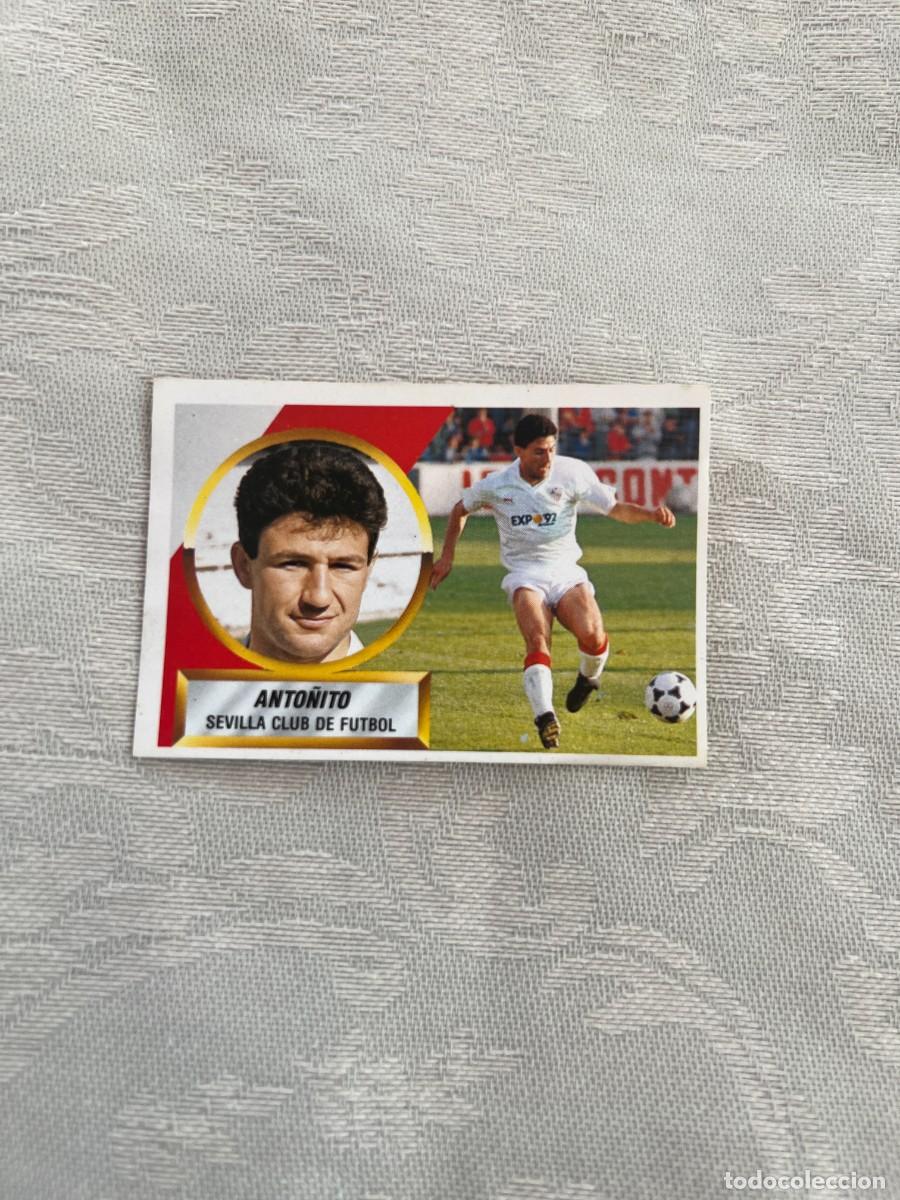 Cromos de f&uacute;tbol: ANTO&Ntilde;ITO SEVILLA NUNCA PEGADO EDICIONES ESTE 88-89