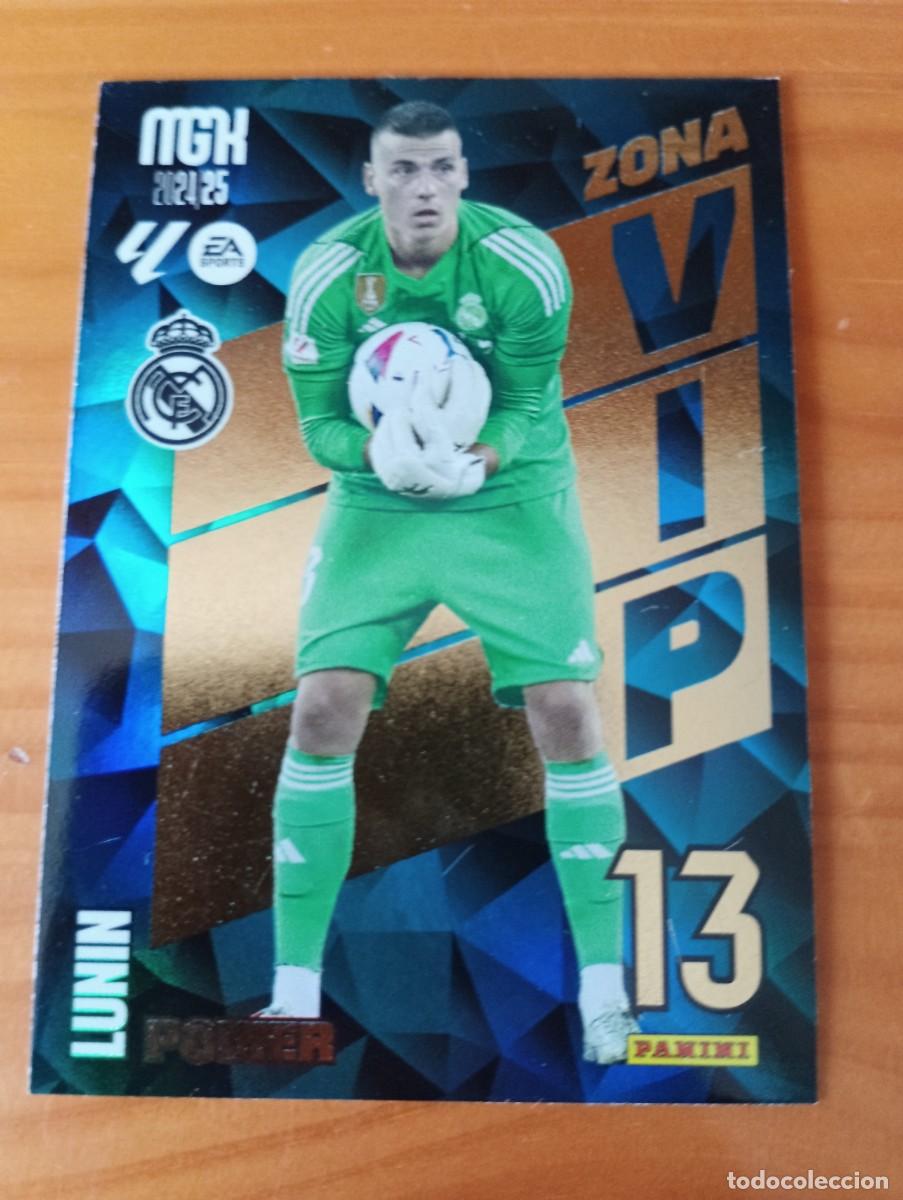 Cromos de Futebol: MEGACRACKS LUNIN P399 P 399 ZONA VIP POWER REAL MADRID CROMO LIGA 24 25 2024 2025 MGK PANINI