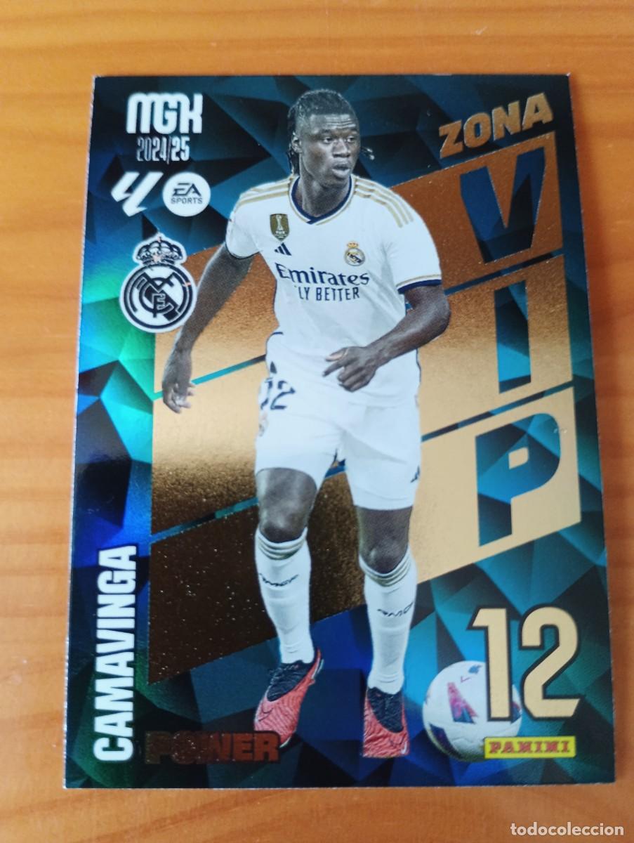 Cromos de Futebol: MEGACRACKS CAMAVINGA P 392 P392 ZONA VIP POWER REAL MADRID CROMO LIGA 24 25 2024 2025 MGK PANINI