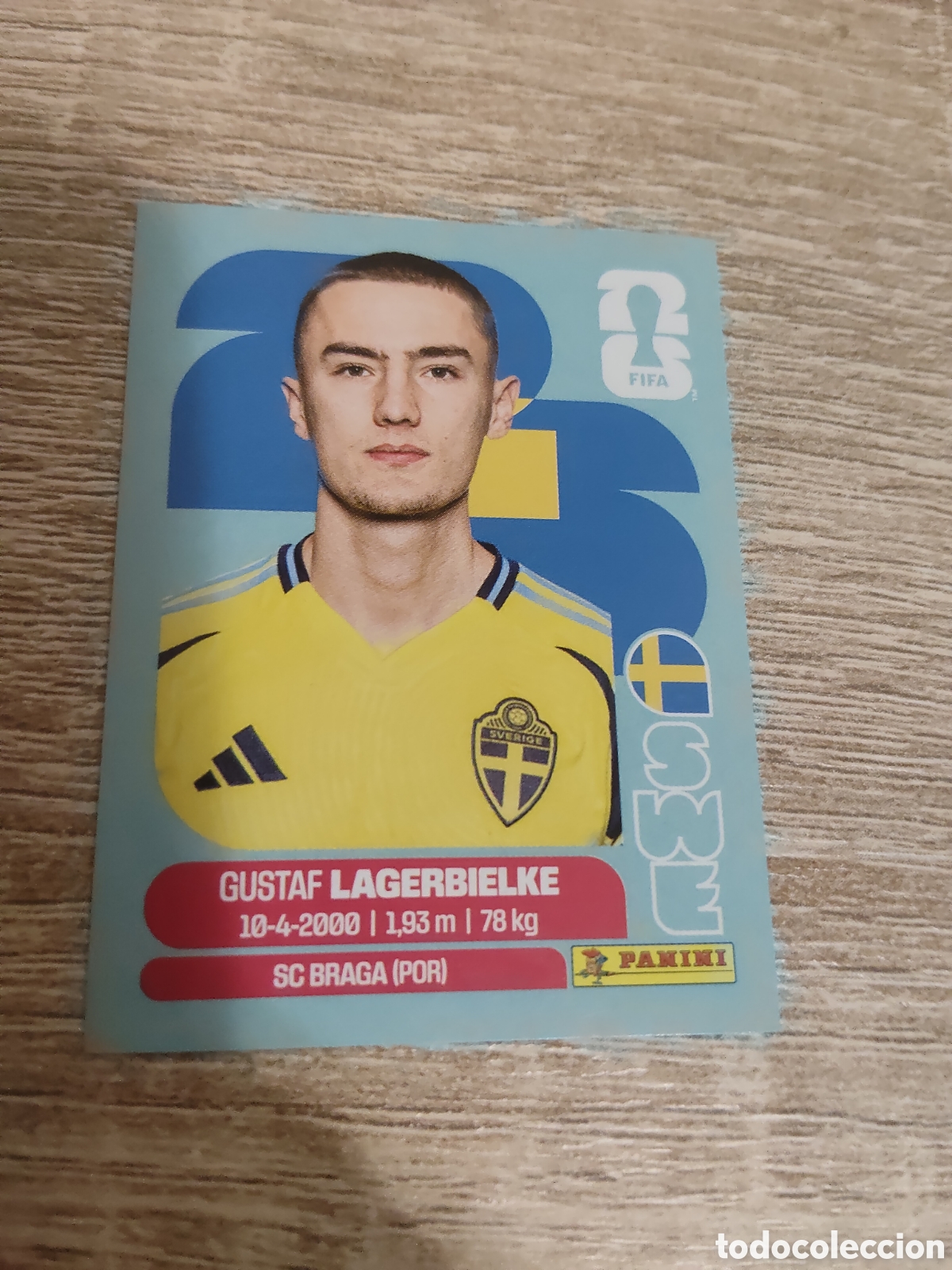 Cromos de Futebol: Panini mundial 2026 SWE 7 Gustaf Lagerbielke Suecia