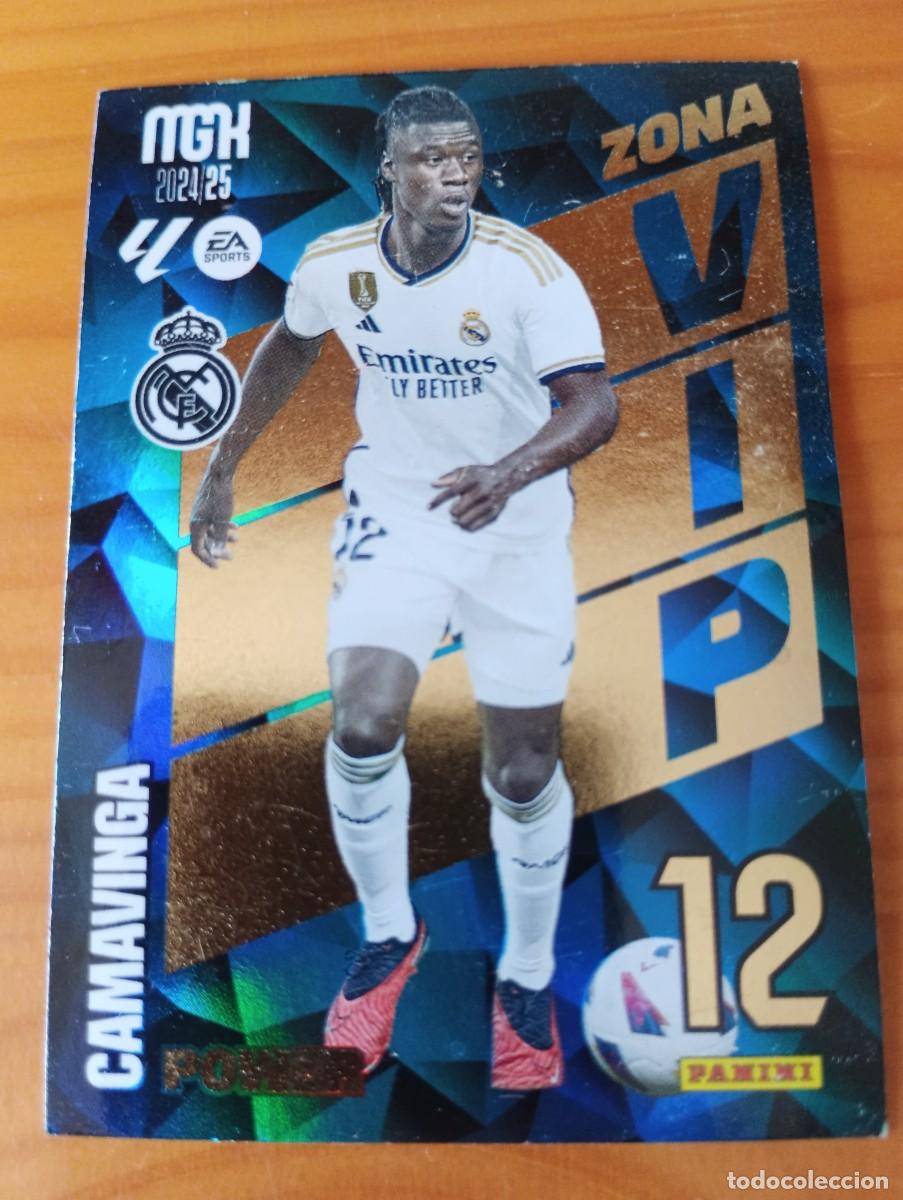 Cromos de Futebol: MEGACRACKS CAMAVINGA P 392 P392 ZONA VIP POWER REAL MADRID CROMO LIGA 24 25 2024 2025 MGK PANINI