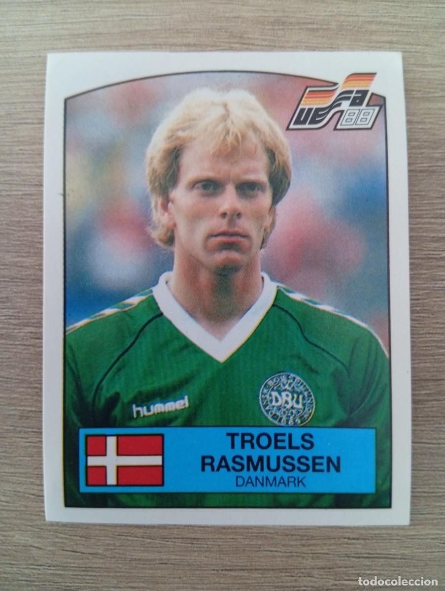 Cromos de f&uacute;tbol: TROELS RASMUSSEN 106 DINAMARCA EUROCOPA EURO 1988 88 ALEMANIA NUNCA PEGADO SIN PEGAR