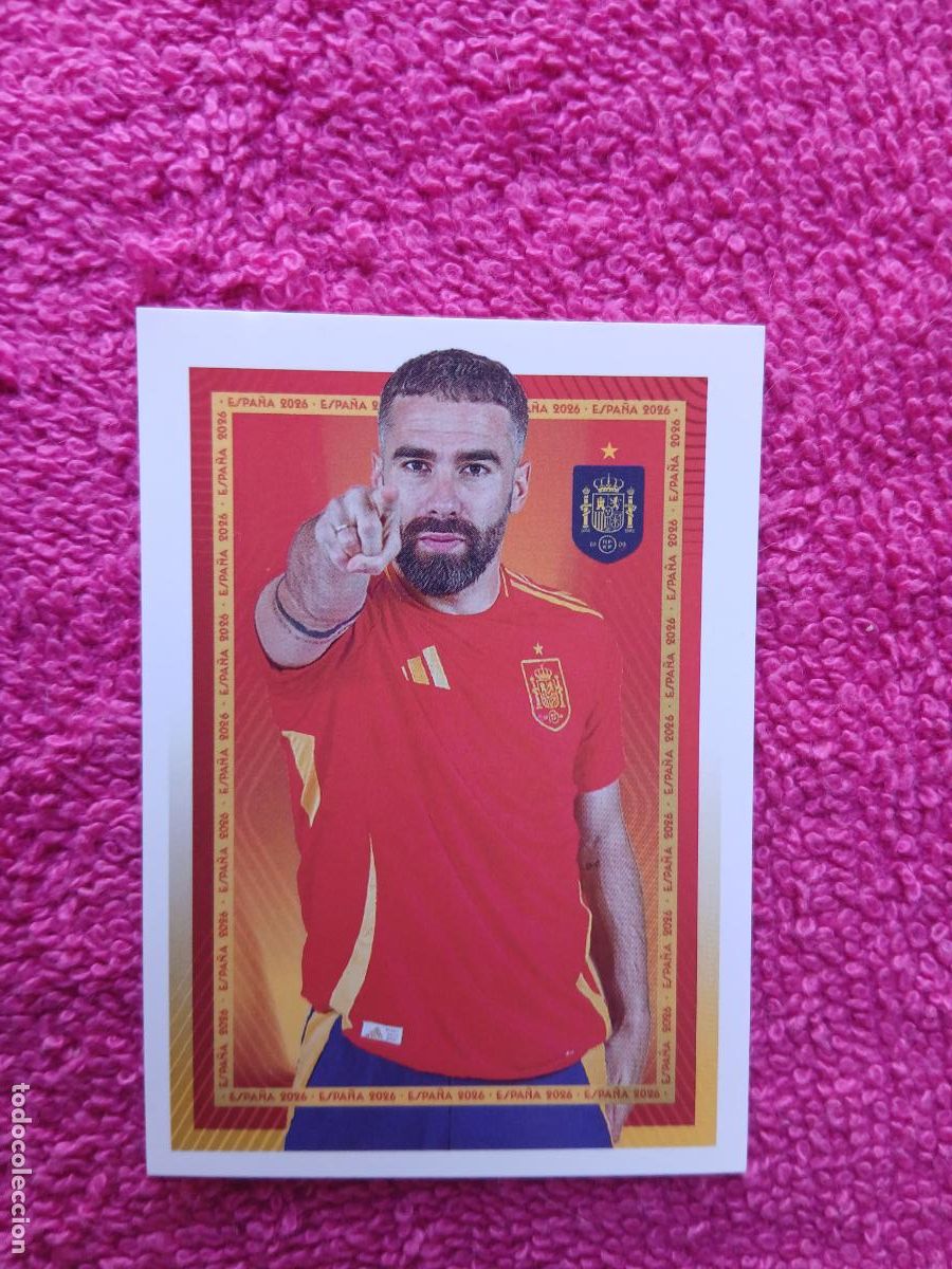 Cromos de f&uacute;tbol: espa&ntilde;a 2026 15 carvajal selecci&oacute;n espa&ntilde;ola panini carrefour family mundial de futbol