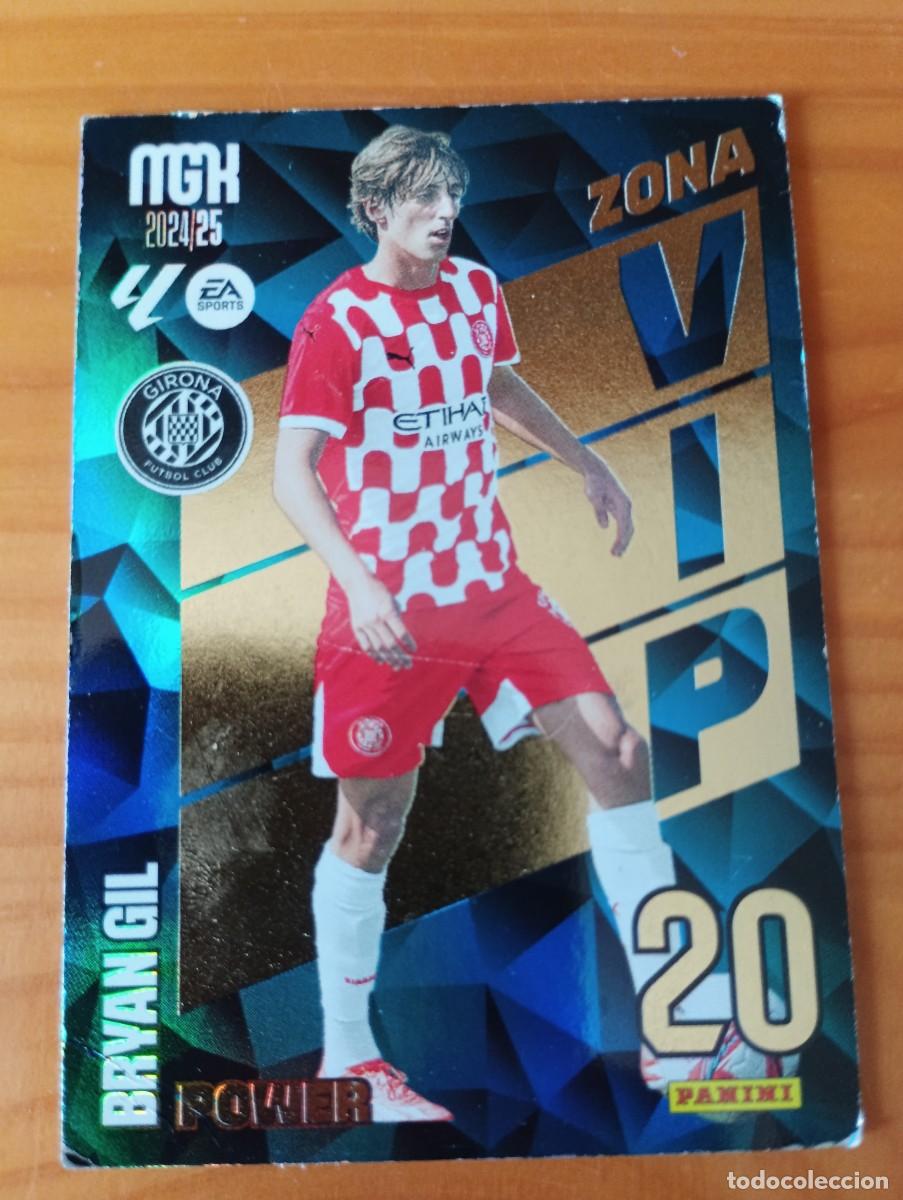 Cromos de f&uacute;tbol: MEGACRACKS 2024 2025 24 25 PANINI BRYAN GIL P502 502 ZONA VIP POWER GIRONA LIGA MGK