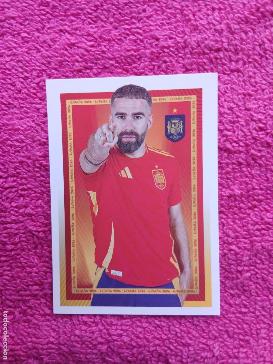 Cromos de f&uacute;tbol: espa&ntilde;a 2026 15 carvajal selecci&oacute;n espa&ntilde;ola panini carrefour family mundial de futbol