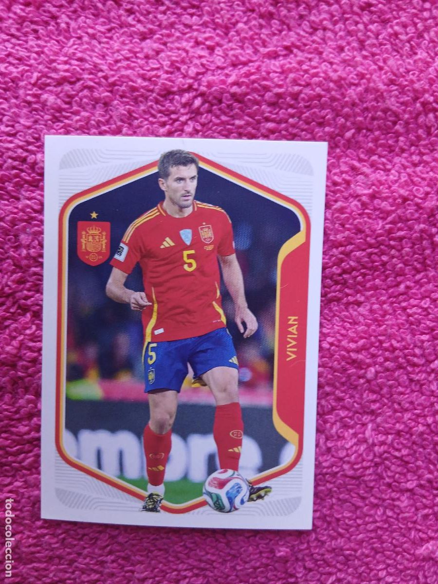 Cromos de f&uacute;tbol: espa&ntilde;a 2026 18 vivi&aacute;nl selecci&oacute;n espa&ntilde;ola panini carrefour family mundial de futbol