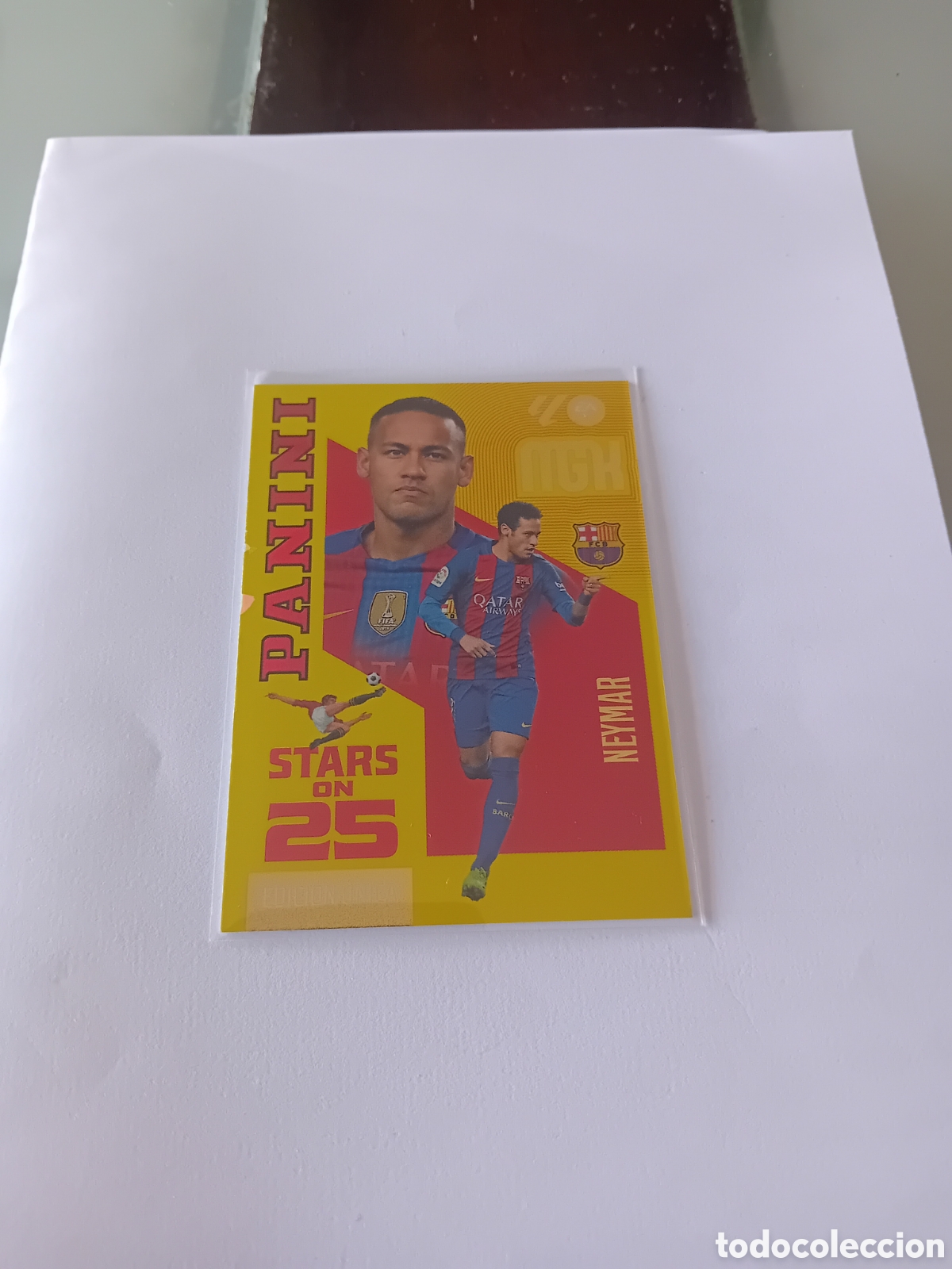 Fu&szlig;ball-Sticker: NEYMAR 446 STARS ON 25 PARALELA BARCELONA 26 27 2026 2027 MEGACRACKS MGK PANINI NUEVO
