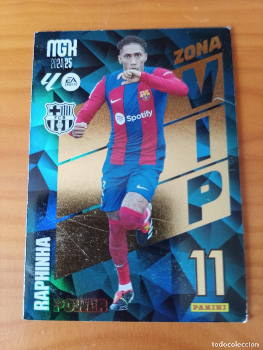 Cromos de f&uacute;tbol: MEGACRACKS 2024 2025 24 25 PANINI RAPHINHA P506 506 ZONA VIP POWER BARCELONA MGK