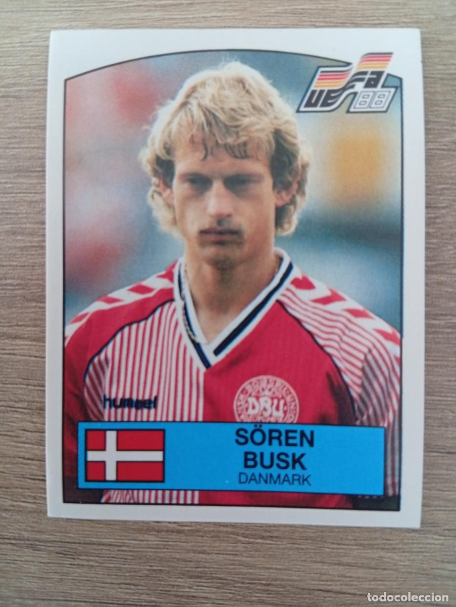 Cromos de f&uacute;tbol: SOREN BUSK 109 DINAMARCA EUROCOPA EURO 1988 88 ALEMANIA NUNCA PEGADO SIN PEGAR