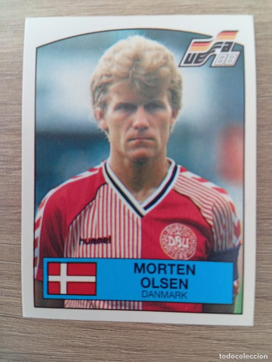 Cromos de f&uacute;tbol: MORTEN OLSEN 110 DINAMARCA EUROCOPA EURO 1988 88 ALEMANIA NUNCA PEGADO SIN PEGAR