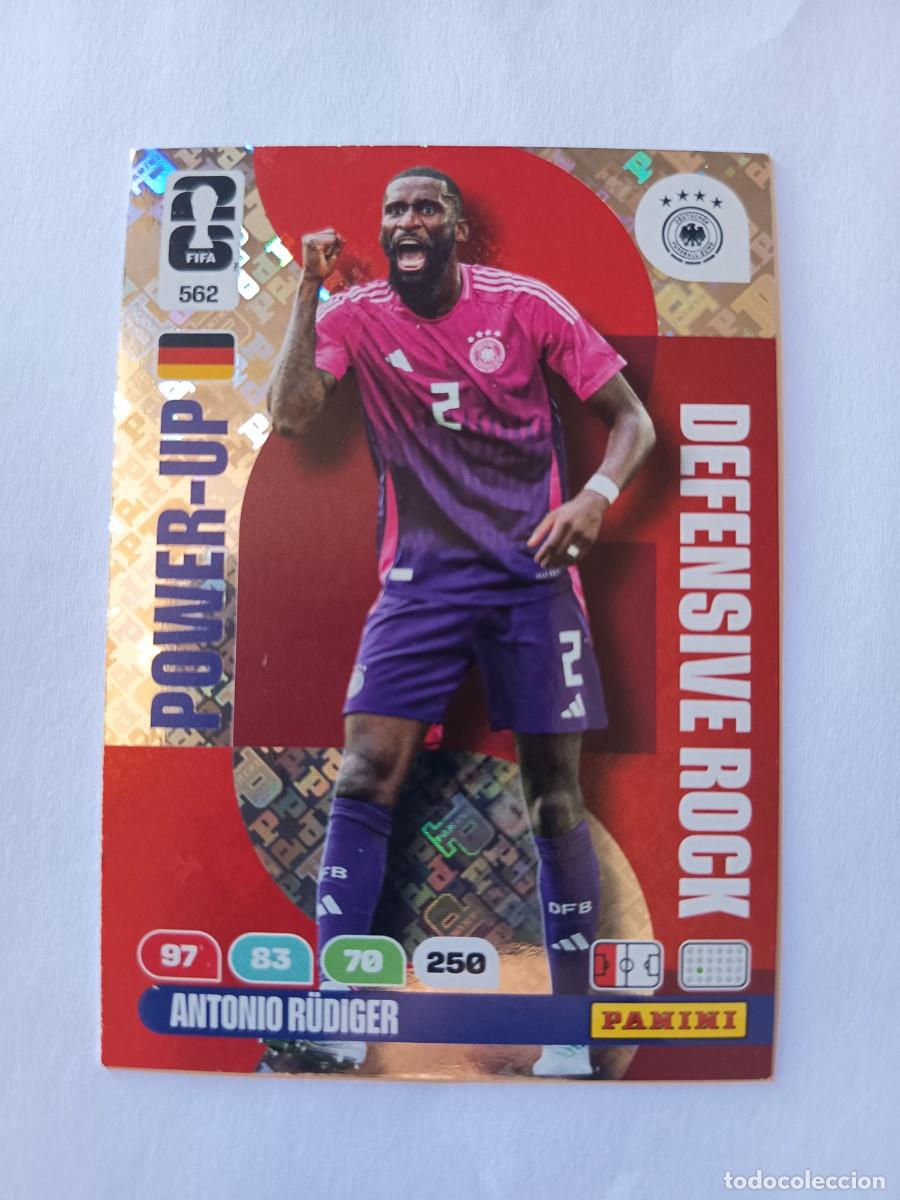 Cromos de f&uacute;tbol: CARD 562 ANTONIO R&Uuml;DIGER ALEMANIA POWER-UP DEFENSIVE ROCK - ADRENALYN WORLD CUP MUNDIAL 2026 PANINI