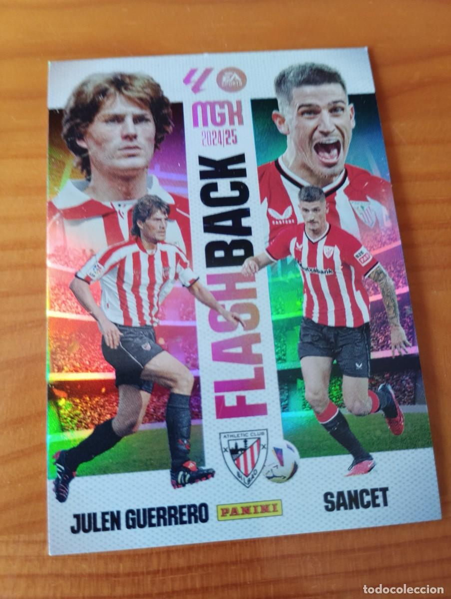 Cromos de f&uacute;tbol: MEGACRACKS JULEN GUERRERO SANCET 428 FLASHBACK ATHLETIC CLUB BILBAO LIGA 24 25 2024 2025 MGK