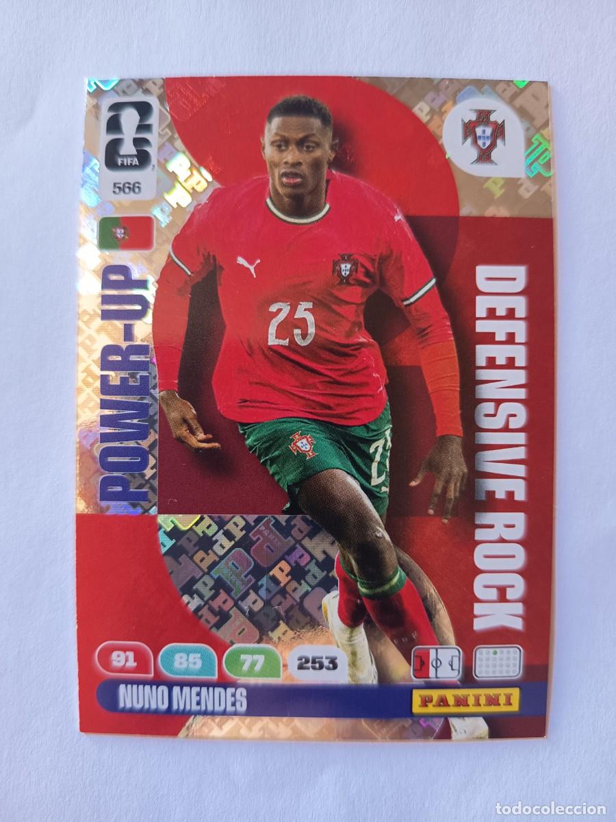 Cromos de f&uacute;tbol: CARD 566 NUNO MENDES PORTUGAL POWER-UP DEFENSIVE ROCK - ADRENALYN XL WORLD CUP MUNDIAL 2026 PANINI
