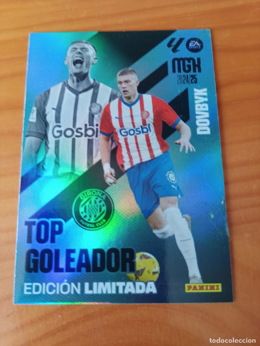 Cromos de f&uacute;tbol: DOVBYK TOP GOLEADOR EDICION LIMITADA GIRONA CROMOS MEGACRACKS MGK FUTBOL LIGA PANINI 2024 2025 24 25