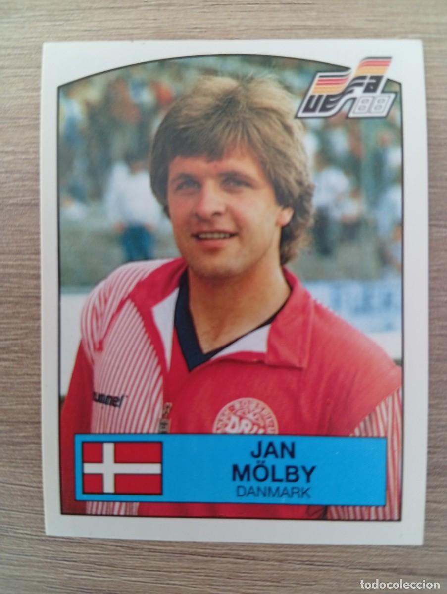Figurine di Calcio: JAN MOLBY 115 DINAMARCA EUROCOPA EURO 1988 88 ALEMANIA NUNCA PEGADO SIN PEGAR