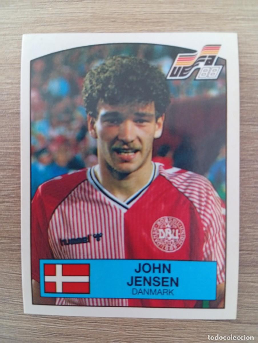 Figurine di Calcio: JOHN JENSEN 116 DINAMARCA EUROCOPA EURO 1988 88 ALEMANIA NUNCA PEGADO SIN PEGAR