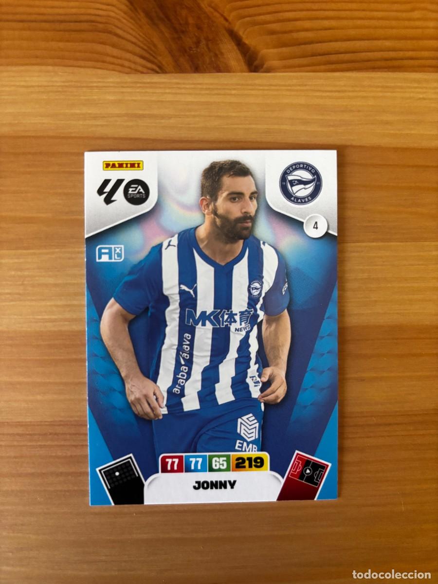 Figurine di Calcio: JONNY Alav&eacute;s n&uacute;mero 4 cromo Adrenalyn XL 25-26 2025-2026