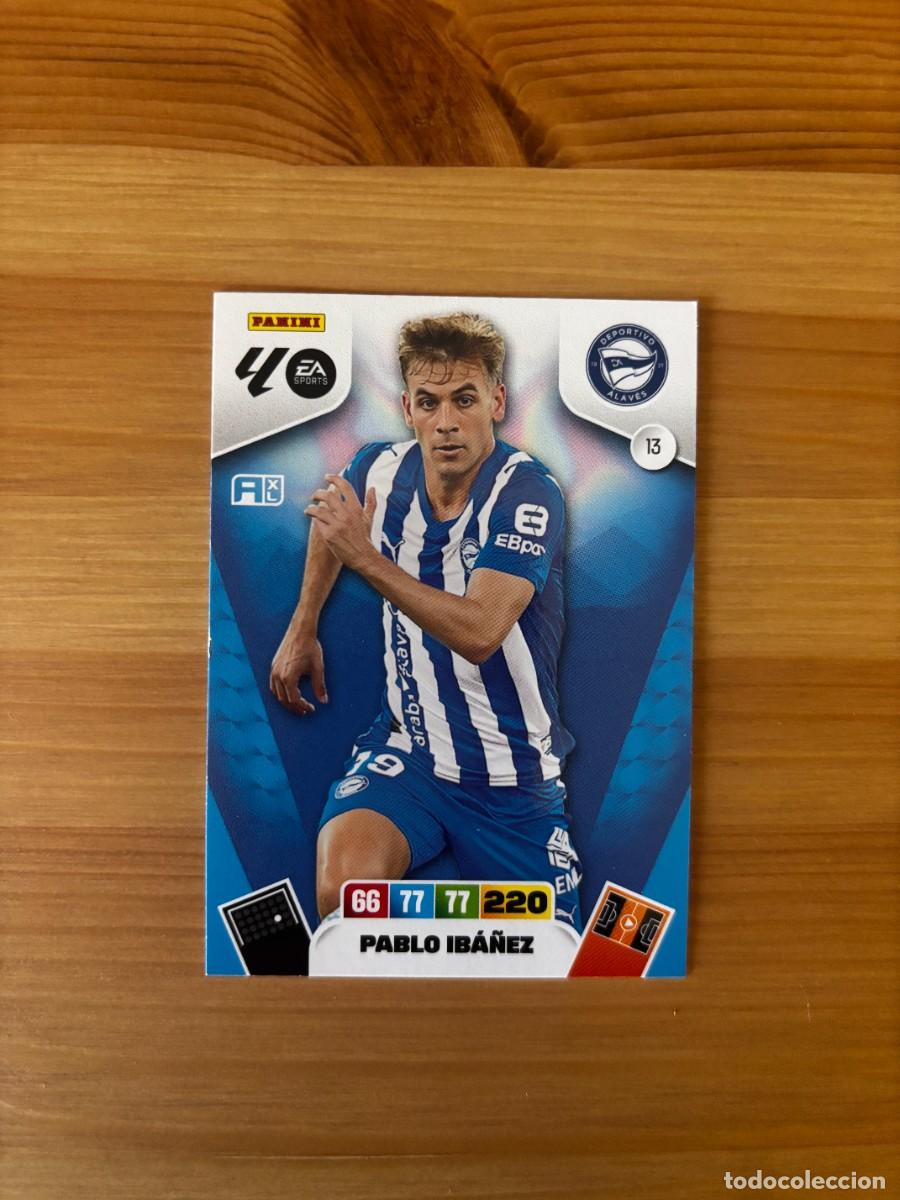 Figurine di Calcio: PABLO IB&Aacute;&Ntilde;EZ Alav&eacute;s n&uacute;mero 13 cromo Adrenalyn XL 25-26 2025-2026