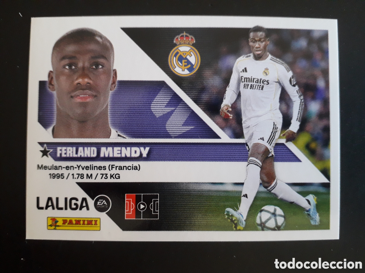 Cromos de Futebol: MENDY REAL MADRID N&deg; 10B ED ESTE 2026 2027 26 27 SIN PEGAR PEDIDO M&Iacute;NIMO 3&euro;