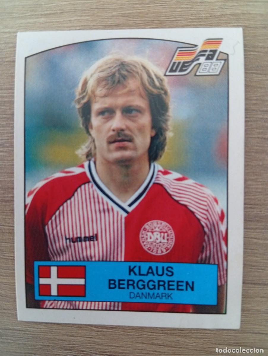 Cromos de f&uacute;tbol: KLAUS BERGGREEN 119 DINAMARCA EUROCOPA EURO 1988 88 ALEMANIA NUNCA PEGADO SIN PEGAR