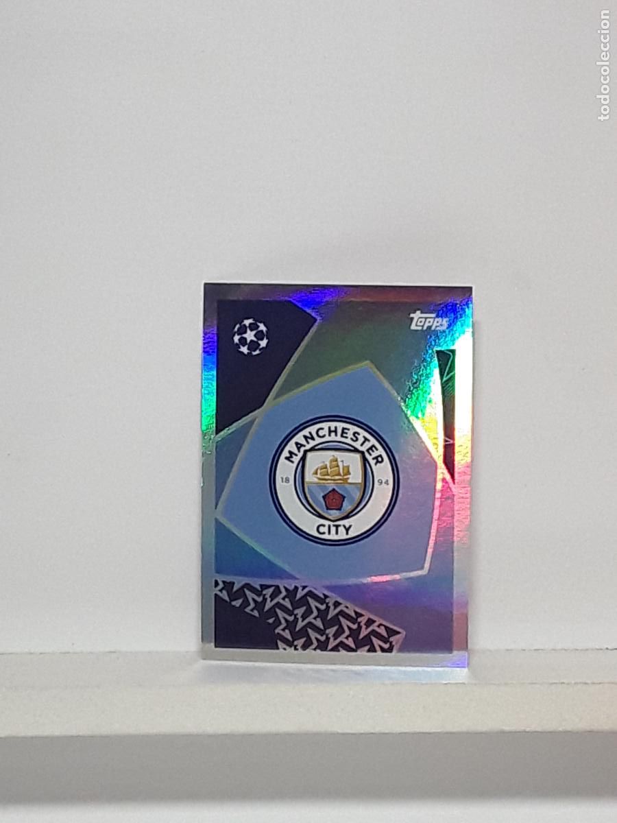 Cromos de f&uacute;tbol: CHAMPIONS STICKER 2025 2026 25 26 ALBUM TOPPS LEAGUE N 298 MANCHESTER CITY ESCUDO LOGO
