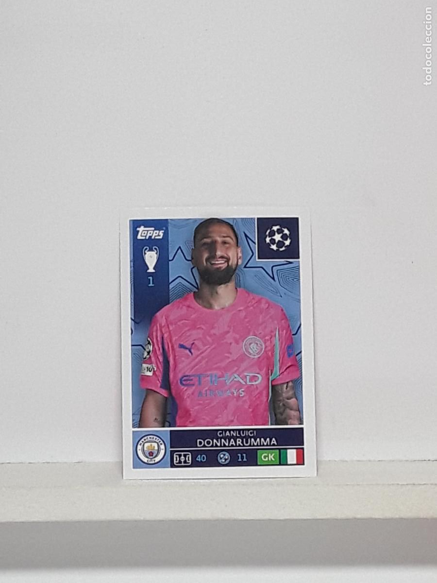 Cromos de f&uacute;tbol: CHAMPIONS STICKER 2025 2026 25 26 ALBUM TOPPS LEAGUE N 300 MANCHESTER CITY GIANLUIGI DONNARUMMA