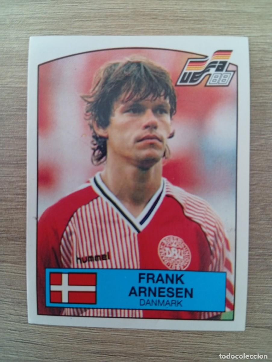 Cromos de f&uacute;tbol: FRANK ARNESEN 120 DINAMARCA EUROCOPA EURO 1988 88 ALEMANIA NUNCA PEGADO SIN PEGAR