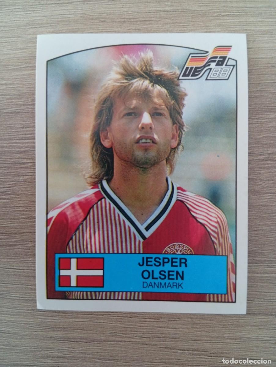 Figurine di Calcio: JESPER OLSEN 121 DINAMARCA EUROCOPA EURO 1988 88 ALEMANIA NUNCA PEGADO SIN PEGAR