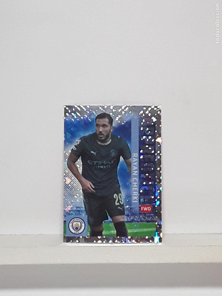 Figurine di Calcio: CHAMPIONS STICKER 2025 2026 25 26 ALBUM TOPPS LEAGUE N 305 MANCHESTER CITY RAYAN CHERKI