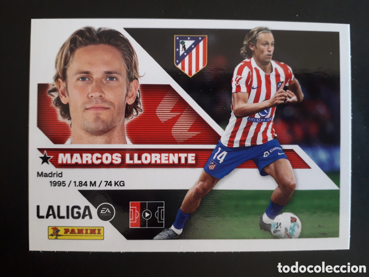 Cromos de Futebol: MARCOS LLORENTE AT MADRID N&deg; 5 ED ESTE 2026 2027 26 27 SIN PEGAR PEDIDO M&Iacute;NIMO 3&euro;