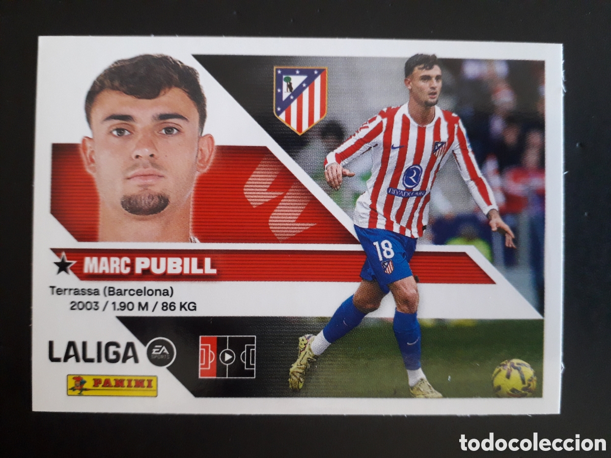 Cromos de Futebol: PUBILL AT MADRID N&deg; 7 ED ESTE 2026 2027 26 27 SIN PEGAR PEDIDO M&Iacute;NIMO 3&euro;