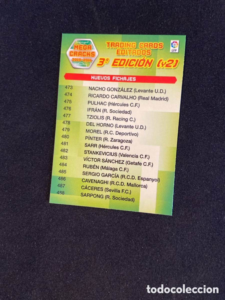 Cromos de Futebol: INDICE 3&ordf; 3 (2) EDICION