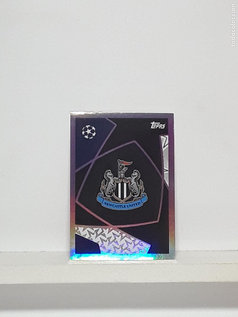 Figurine di Calcio: CHAMPIONS STICKER 2025 2026 25 26 ALBUM TOPPS LEAGUE N 312 NEWCASTLE ESCUDO LOGO