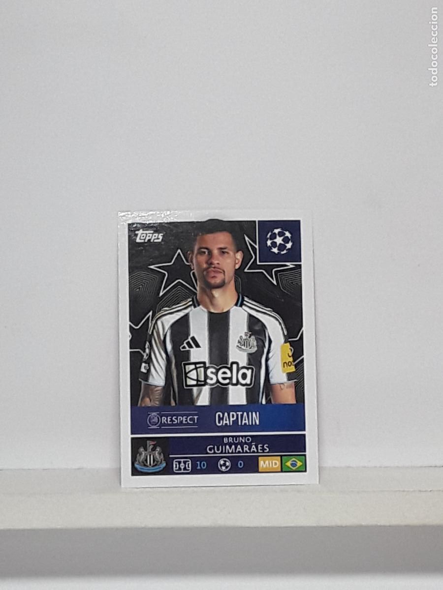 Figurine di Calcio: CHAMPIONS STICKER 2025 2026 25 26 ALBUM TOPPS LEAGUE N 313 NEWCASTLE BRUNO GUIMARAES