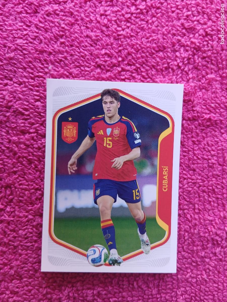 Cromos de f&uacute;tbol: espa&ntilde;a 2026 24 cubars&iacute; selecci&oacute;n espa&ntilde;ola panini carrefour family mundial de futbol
