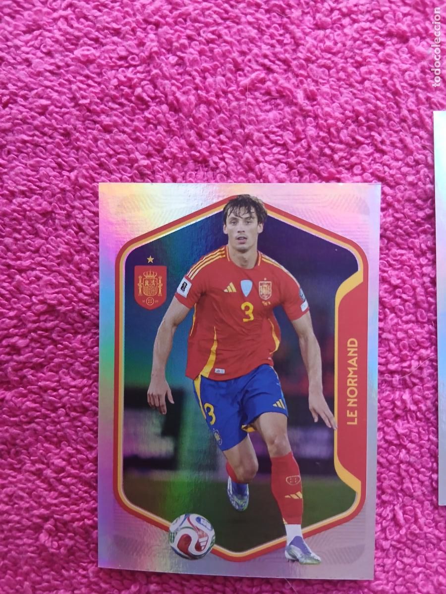 Cromos de f&uacute;tbol: espa&ntilde;a 2026 26 le normand selecci&oacute;n espa&ntilde;ola panini carrefour family mundial de futbol